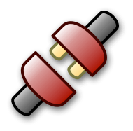 Plug-in connector logo