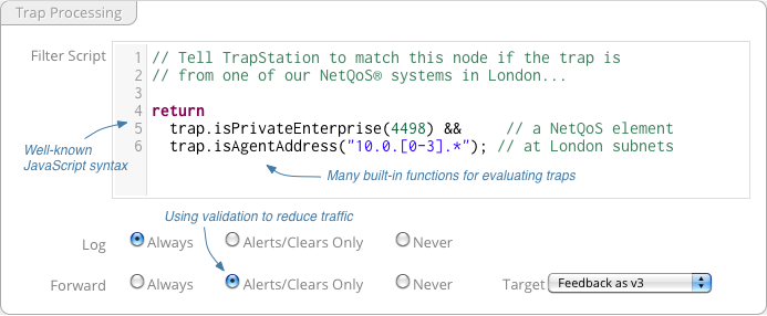 Browser Screenshot: A rule tree node's script editor